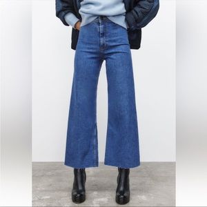 Zara marine jeans - blue wash, size 2